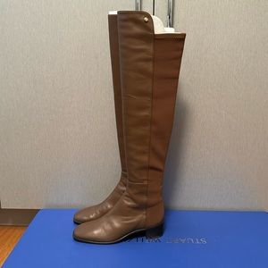 Stuart Weitzman city block square toe knee high boot